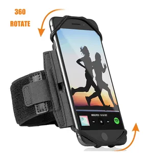 FREE SAMPLE Durable Outdoor Accessories Running Phone Bag 360 Degree Rotating Armband for All Smart Phone