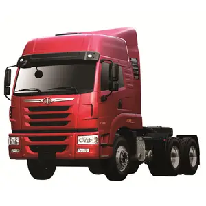 ยี่ห้อใหม่ FAW 6X4 420hp รถแทรกเตอร์รถพ่วงรถบรรทุกราคา