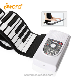 Roll up portable eléctrica MIDI <span class=keywords><strong>piano</strong></span> 88 teclas DJ con pedales - Product Image 1