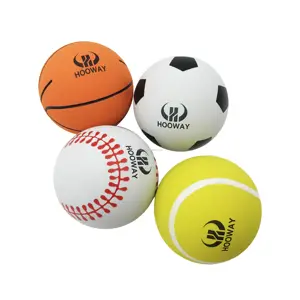 Promosi Jumlah Besar HW Bola Pantul Karet Olahraga Luar Ruangan untuk Permainan Anak-anak Logo Kustom Dicetak Mainan Bola Juggling