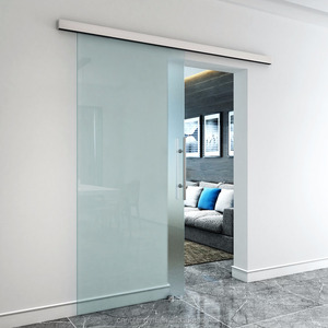 Perlengkapan Pintu Geser Kaca Aluminium Modern untuk Interior Kantor - Product Image 2