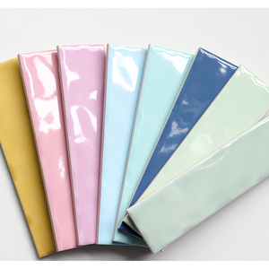 <span class=keywords><strong>Piastrelle</strong></span> in Ceramica Smaltata Serie Macarons, Aspetto Artigianale, 50 x 200 mm, <span class=keywords><strong>Colorate</strong></span> per <span class=keywords><strong>Cucina</strong></span>, Bagno e Soggiorno, Prezzo Conveniente - Product Image 5