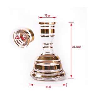 Petit vase à narguilé à base de verre <span class=keywords><strong>Accessoires</strong></span> pour <span class=keywords><strong>chicha</strong></span> vente en gros - Product Image 3