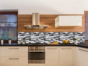Buccia e Bastone Mattonelle Della Parete Della Cucina <span class=keywords><strong>Bagno</strong></span> Decorazione Della Parete 11*9.25 Inch Auto Adesivo Mattonelle di Mosaico - Product Image 6