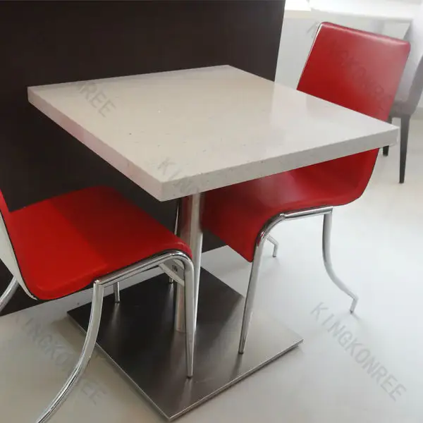 Solid Surface coffee Table / Fast Food Restaurant Table