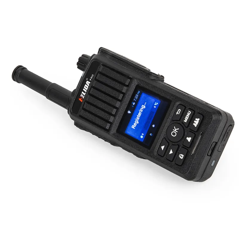 Radio Walkie Talkie Handheld 2G3G4G LTEWCDMAGSM Network Radio Transceiver Walkie Talkie LTE 4g Radio Black