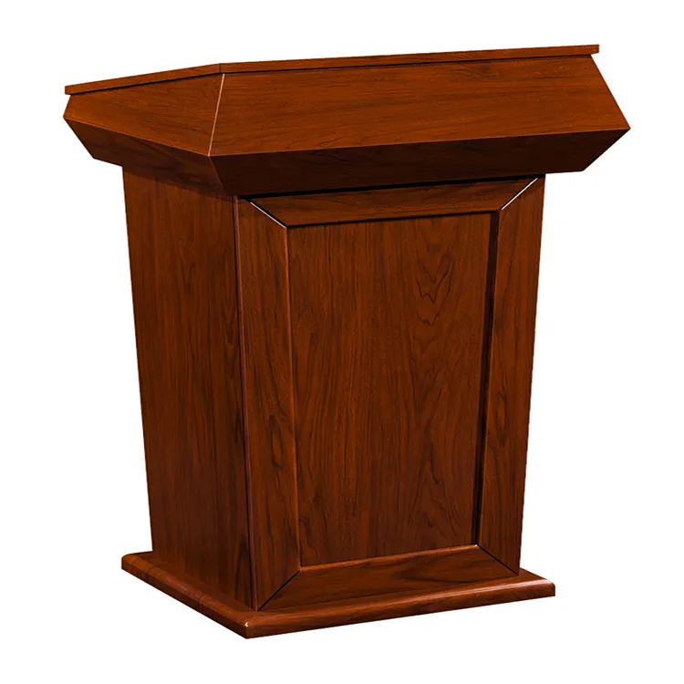 Desenhos clássicos de madeira da igreja pulpit podio palito para a escola