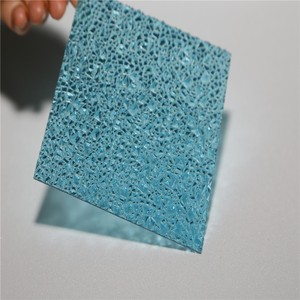 Hangmei-Hoja de plástico de <span class=keywords><strong>policarbonato</strong></span>, <span class=keywords><strong>cristal</strong></span> en relieve, varios colores, vidrio esmerilado nublado - Product Image 3