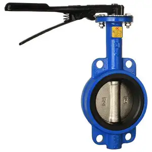 No Pins Concentric dn300 wafer Butterfly Valve