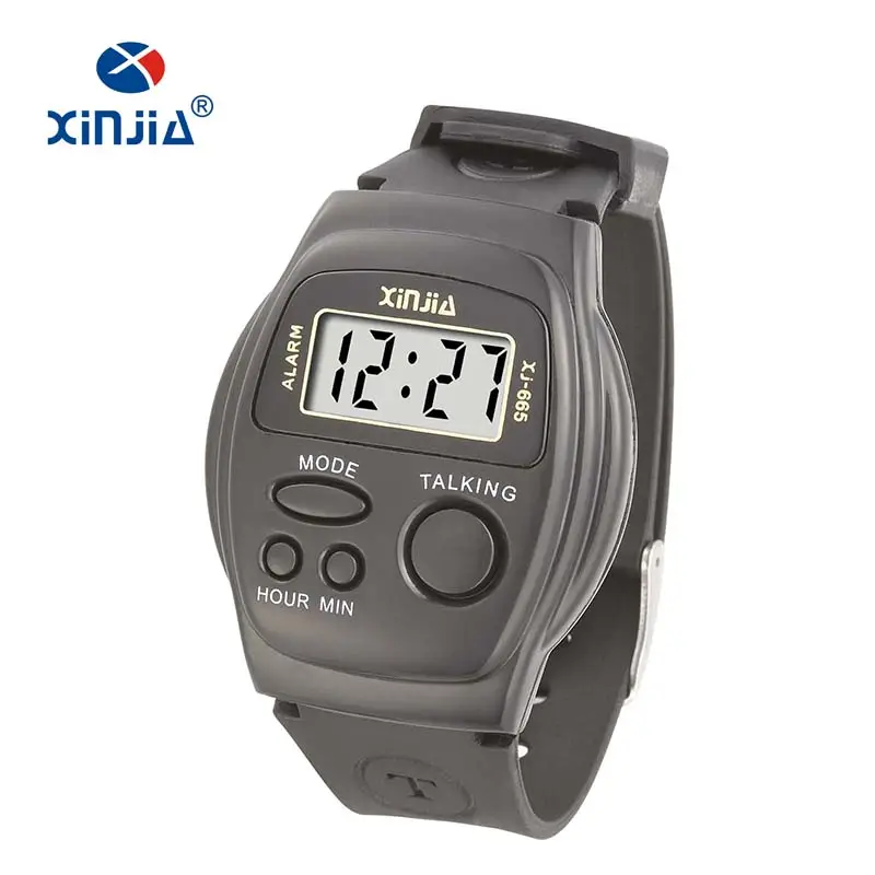 Men Digital Wristwatch Hot Sale Fashion Talking Watch With in English for  Blind and the Old