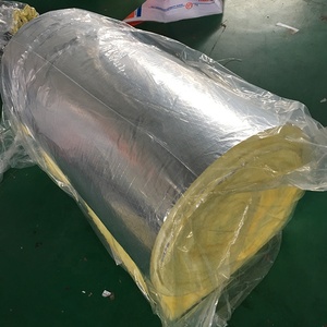 Giá tốt nhất sợi thủy tinh Duct R6 25mm 50mm dày 24kg/m3 kính len chăn Duct bọc cách nhiệt HVAC với lá nhôm FSK phải đối mặt với - Product Image 3