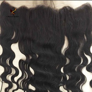 Frontal13x4ลูกไม้สำหรับผู้หญิงผิวดำที่ปิดหูไม่พันกันไม่มีสารเคมี - Product Image 2
