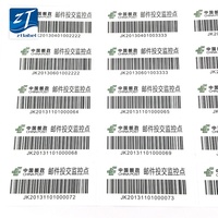 Étiquettes autocollantes personnalisées imprimées de codes à barres