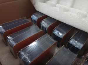 เซลล์แสงอาทิตย์ Monosilicon เวเฟอร์ขนาด125มม. ติดต่อ Sunpower Mono Solar Cell