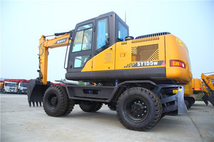 SANY SY155 15 Tonnellate 0.55 CBM Capacità Della Benna Nuovo Piccolo Crawler Escavatore Prezzo - Product Image 6