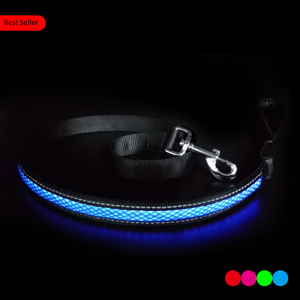 <span class=keywords><strong>Collar</strong></span> y correas para mascotas, Correa <span class=keywords><strong>LED</strong></span> ligera resistente al agua recargable - Product Image 2