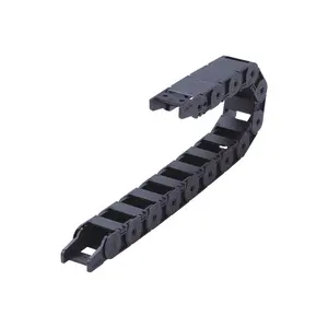 15*20MM Nylon Machine Wire Carrier Drag Cable Chain Semi Closed Type