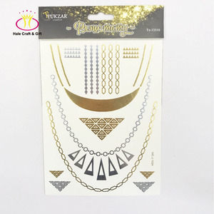 Perlengkapan Kertas Berkualitas Tinggi Stiker Tato Temporer Tubuh Dewasa 3D Wanita Seksi dengan Glitter - Product Image 6
