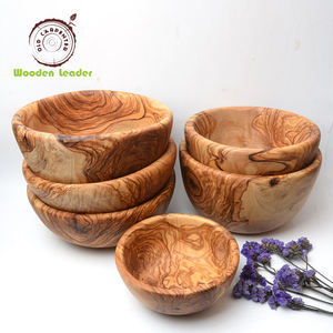 <span class=keywords><strong>Ciotola</strong></span> di insalata di frutta di legno di <span class=keywords><strong>ulivo</strong></span> dell'attrezzatura promozionale fatta a mano naturale di alta qualità 100% da vendere - Product Image 3