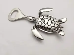 Metalen coastal schildpad flesopener