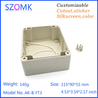 Boîtier/enclosure/étui étanche IP65 en plastique transparent/clair de 115*90*55 mm de Shenzhen