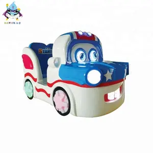 Jetonlu kiddie oyuncak araba sürmek fiberglas oyuncaklar makine çocuklar eğlence salıncak binmek