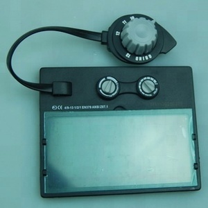 HMT 패턴 맞춤 태양 자동 어두워지는 용접 헬멧 무단 조절 보기 영역 100x49mm - Product Image 4