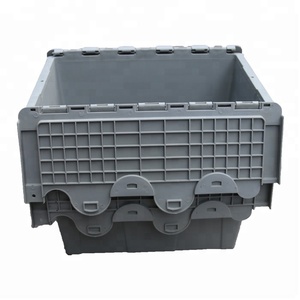 الانضمام HDPE صندوق بلاستيكي دوران تكويم حاوية المعاد تدويرها نقل التعبئة قفص تخزين مربع الحاويات - Product Image 4