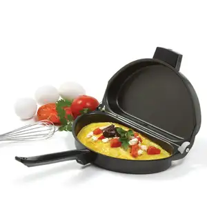 Nonstick Omelet Pan with Egg Poacher