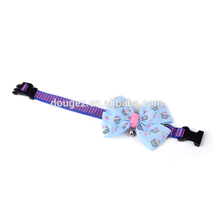 Excelente Material de collares de perro con bowknot, productos para mascotas collar de perro, hecho en casa <span class=keywords><strong>del</strong></span> gato collares, - Product Image 5