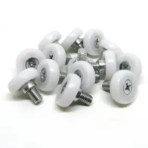 DO19-B1L8 M6x19x6mm Roller untuk Laci Rourette Pour Tiroirs Bulu Schubladen Roda Meja 3 Laci Roda Laci