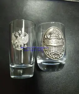 Zinn metall logo label für glas tasse, stannum metall wein aufkleber, zinn metall platte
