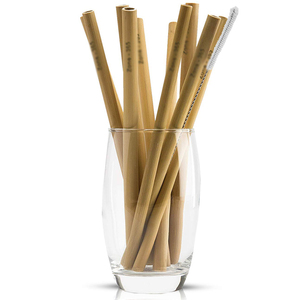 Natural <strong>Bamboo</strong> <strong>Straws</strong> Boba <strong>Straws</strong> Biodegradable Drinking <strong>Straw</strong> - Product Image 3