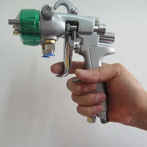 Nouvelle arrivée en acier inoxydable buse pistolet à double tête pour peinture murale peinture à l'air