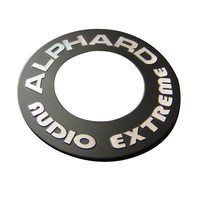 Etiqueta metálica adhesiva de placa de nombre de aluminio con logotipo en relieve personalizado ecológico para etiquetas de embalaje