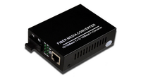 Convertidor de Fibra a RJ45 SFP de 1 Puerto, Ethernet 10/100/1000M Gigabit, Convertidor de Medios de Fibra SFP