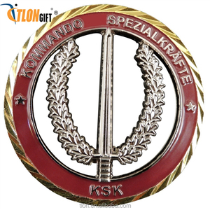 Promocional empuje automático metal moneda de oro puro - Product Image 3
