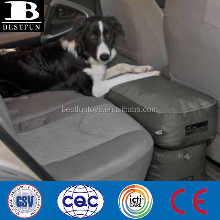 Coussin Gonflable Pour Siège Arrière De Voiture - Remplisseur D'espace Pour Chien/lit - PVC - 130x38x25 Cm - Pour Voyages Confortables