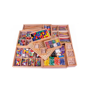 Juguetes educativos de madera, conjunto de regalos <span class=keywords><strong>Froebel</strong></span> para niños de guardería y preescolar - Product Image 2