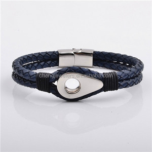 Bracciale in Pelle da Uomo SZ Cheng Jewelers 2026 - Nuovo Modello alla Moda per Uomo, Gioiello da Polso per Uso Quotidiano - Product Image 5