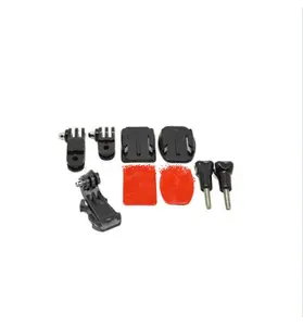 Accessoires de caméra de Sport pour casque, Kit de montage avant pour caméra d'action GP19, avec montage incurvé et plat, vente en gros