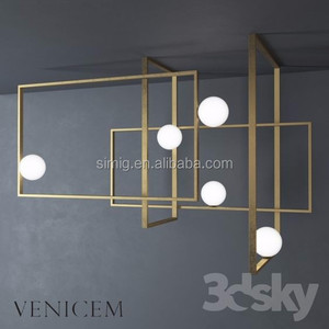 Simig moderno al por mayor oro de lujo luz de techo kroonluchter illuminazione por Venicem para sala de estar Comedor Cocina - Product Image 1