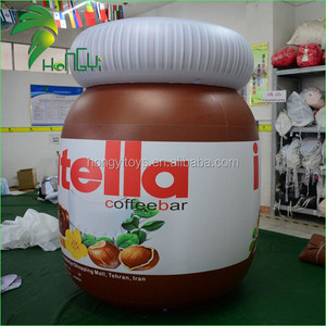 <span class=keywords><strong>Bouteille</strong></span> gonflable personnalisée <span class=keywords><strong>en</strong></span> forme de pot de <span class=keywords><strong>Nutella</strong></span> Hongyi, grande vente, ballon gonflable <span class=keywords><strong>en</strong></span> forme de canette à vendre - Product Image 2