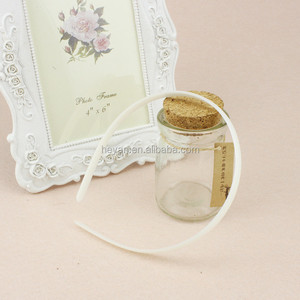 10mm White <strong>Plastic</strong> <strong>Headband</strong> DIY <strong>Headband</strong> - Product Image 3