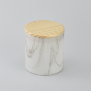 Hot Sale <b>Large</b> Size Marble Pattern Transparent Glass Canister for Camping Eco-Friendly <b>Storage</b> - Product Image 3