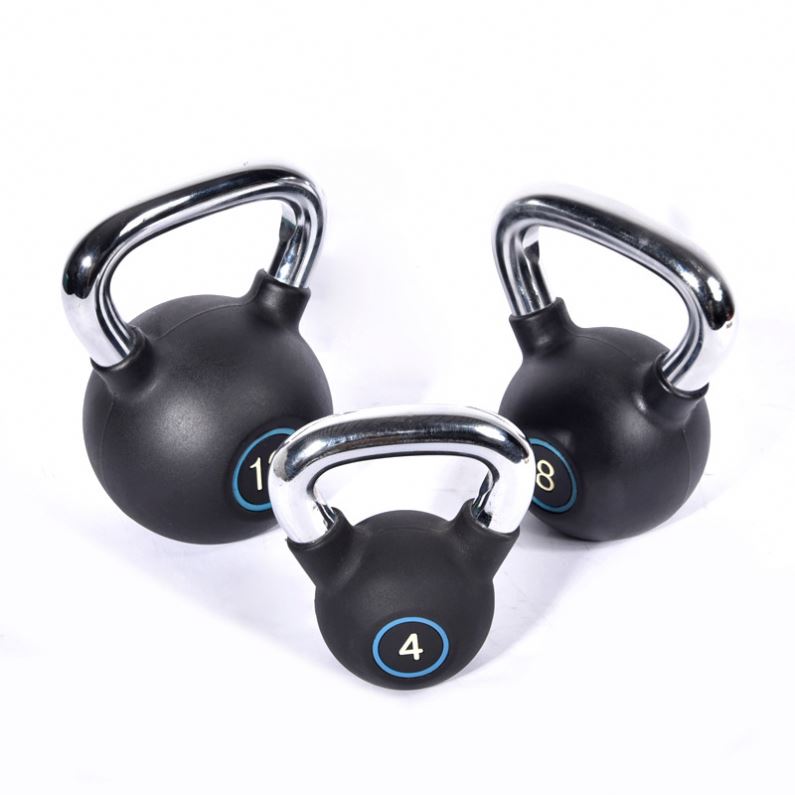Оптовая продажа с фабрики тренажерный зал фитнес-Пользовательские Подъемный Вес с резиновым покрытием Kettlebel