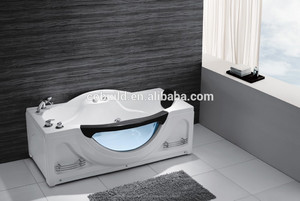 Independiente bañera de acrílico con la perspectiva de la ventana de vidrio( k- 648) - Product Image 1