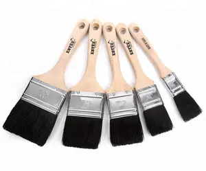 Alibaba Supplier Synthetic Fiber Paint Brush with Wood Handle