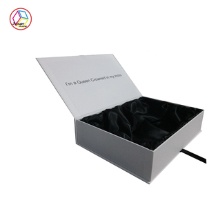 맞춤형 화이트 고급 리본 선물 상자: 프리미엄 포장을 위한 마그네틱 박스 - Product Image 3