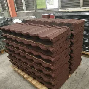 Light weight coated steel roofing tile